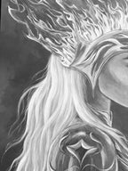 Elle n'aurait pas peur - Peinture originale