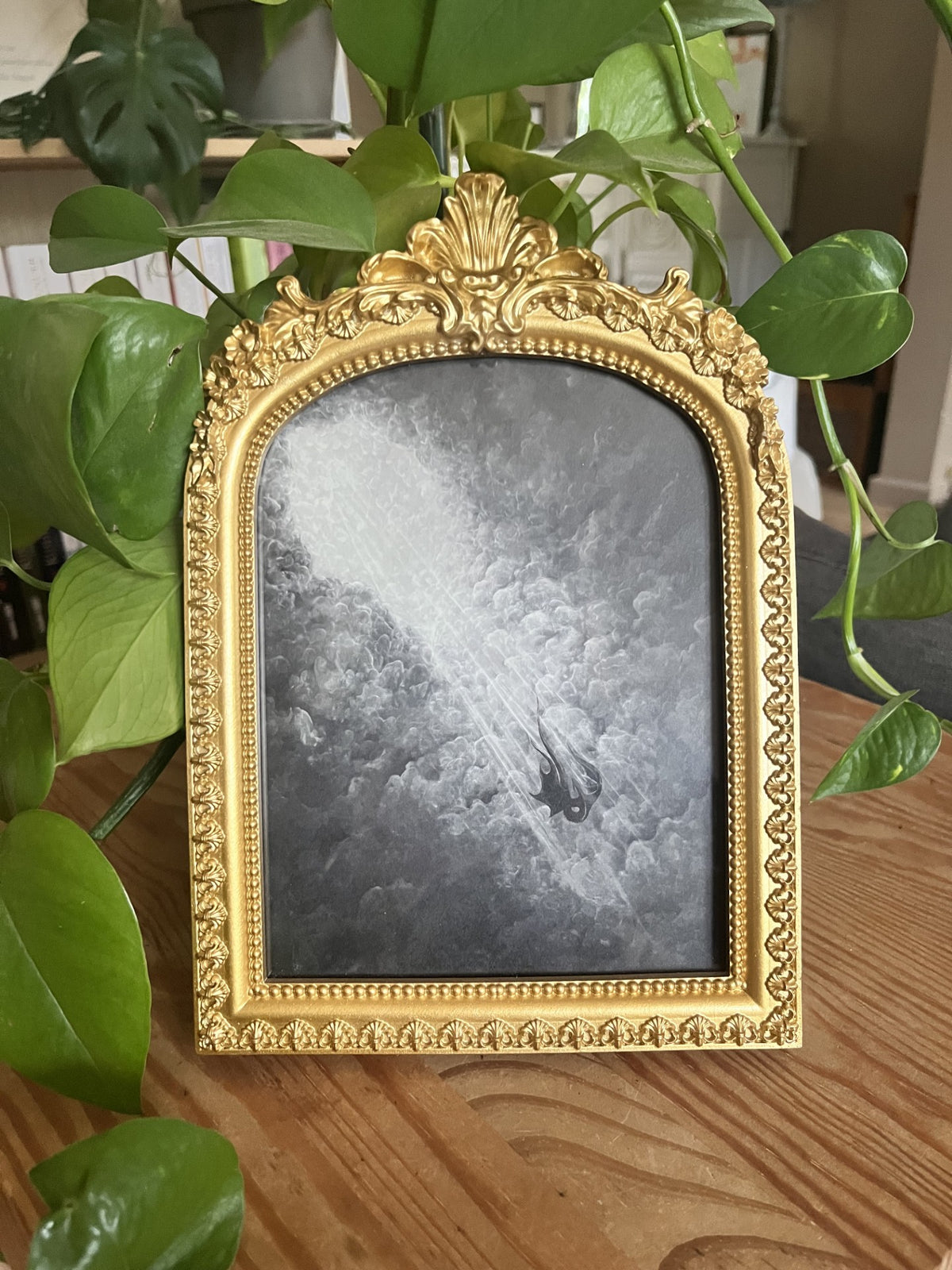 Claimed by the darkness - framed print