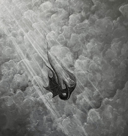 Claimed by the darkness - Original painting