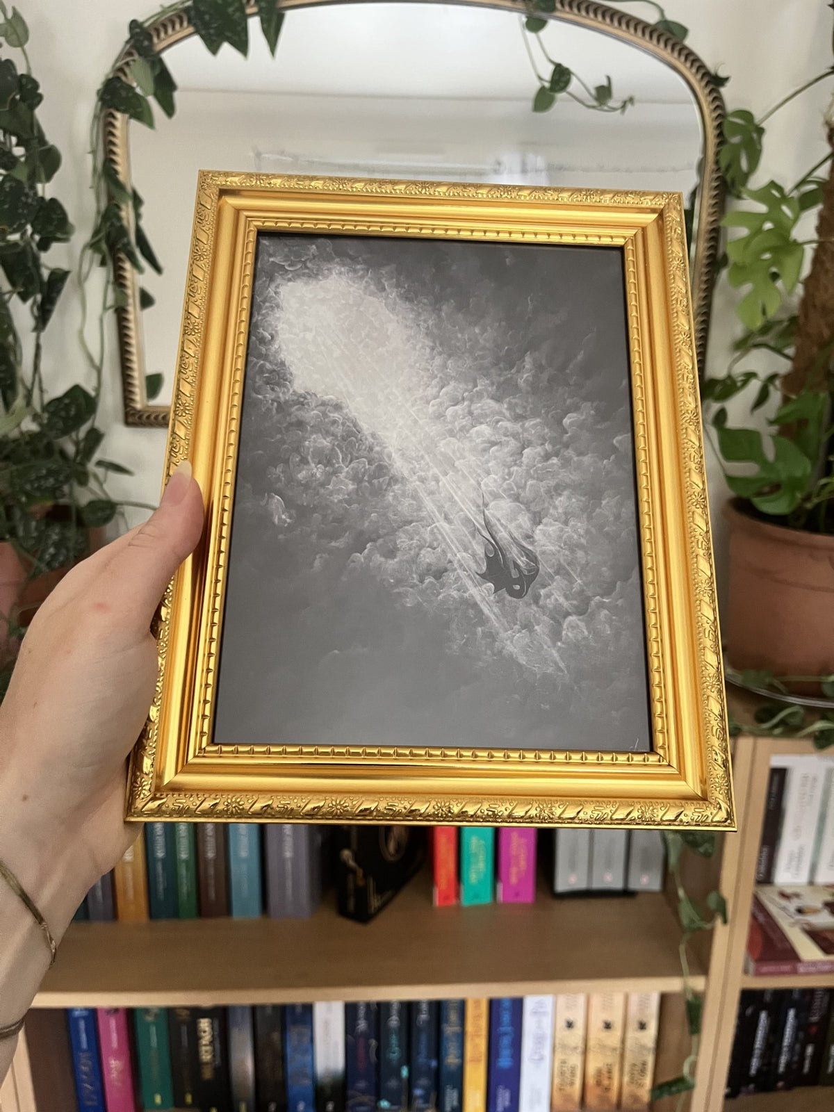 Claimed by the darkness - Framed print