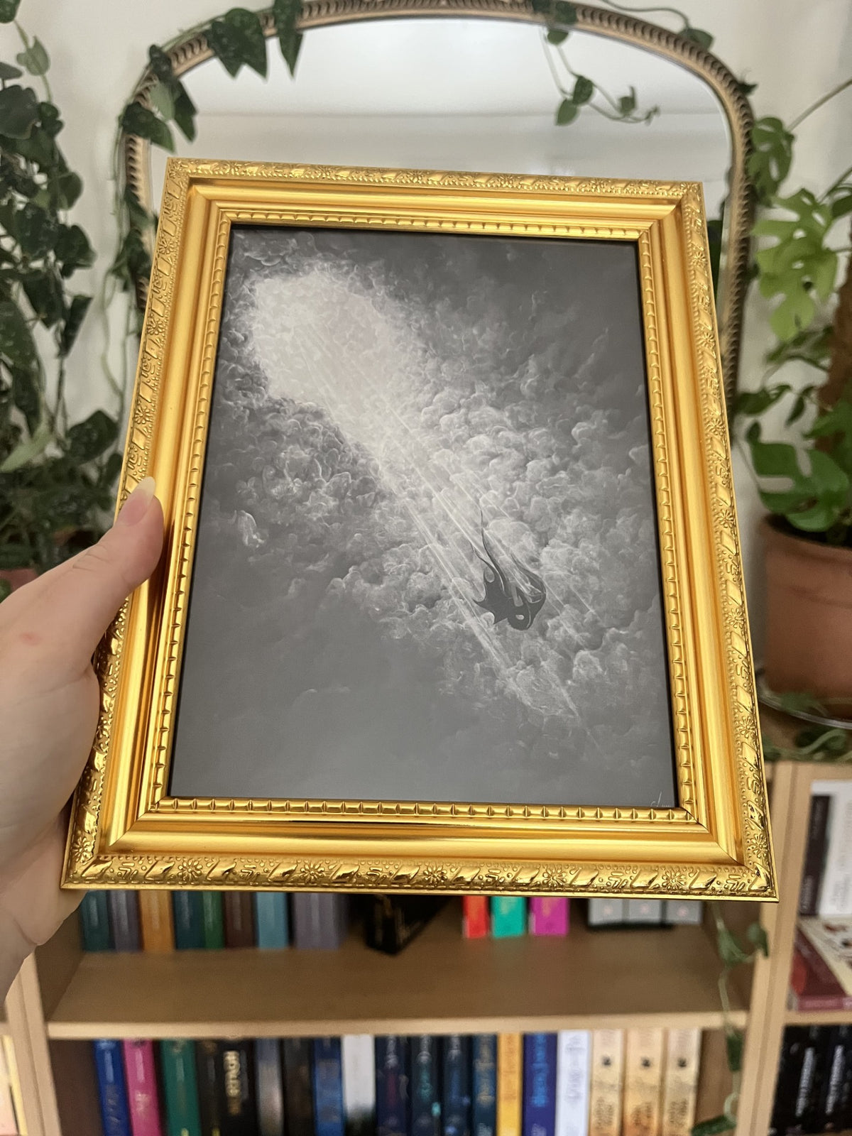 Claimed by the darkness - Framed print