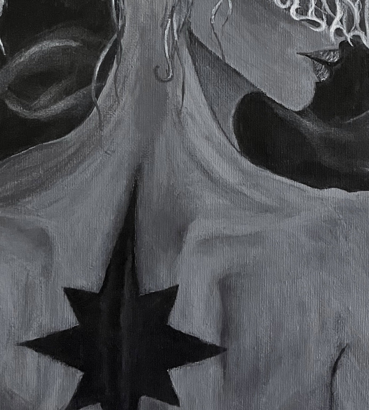 La reine d'argent - Peinture originale