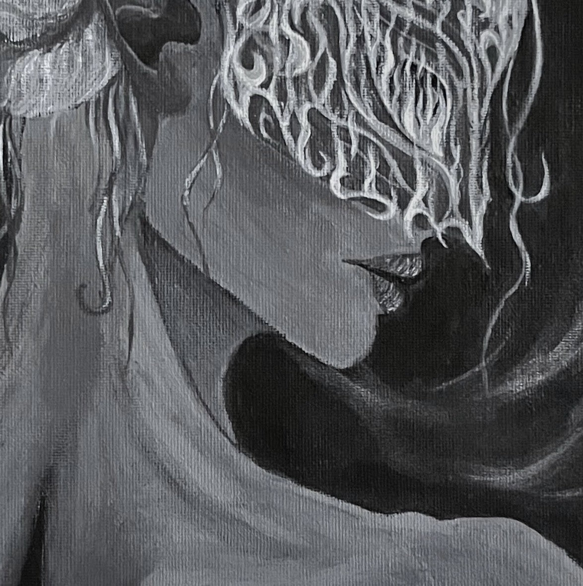 La reine d'argent - Peinture originale
