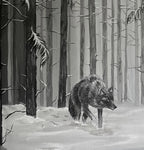 When the hunter becomes the prey - Original painting