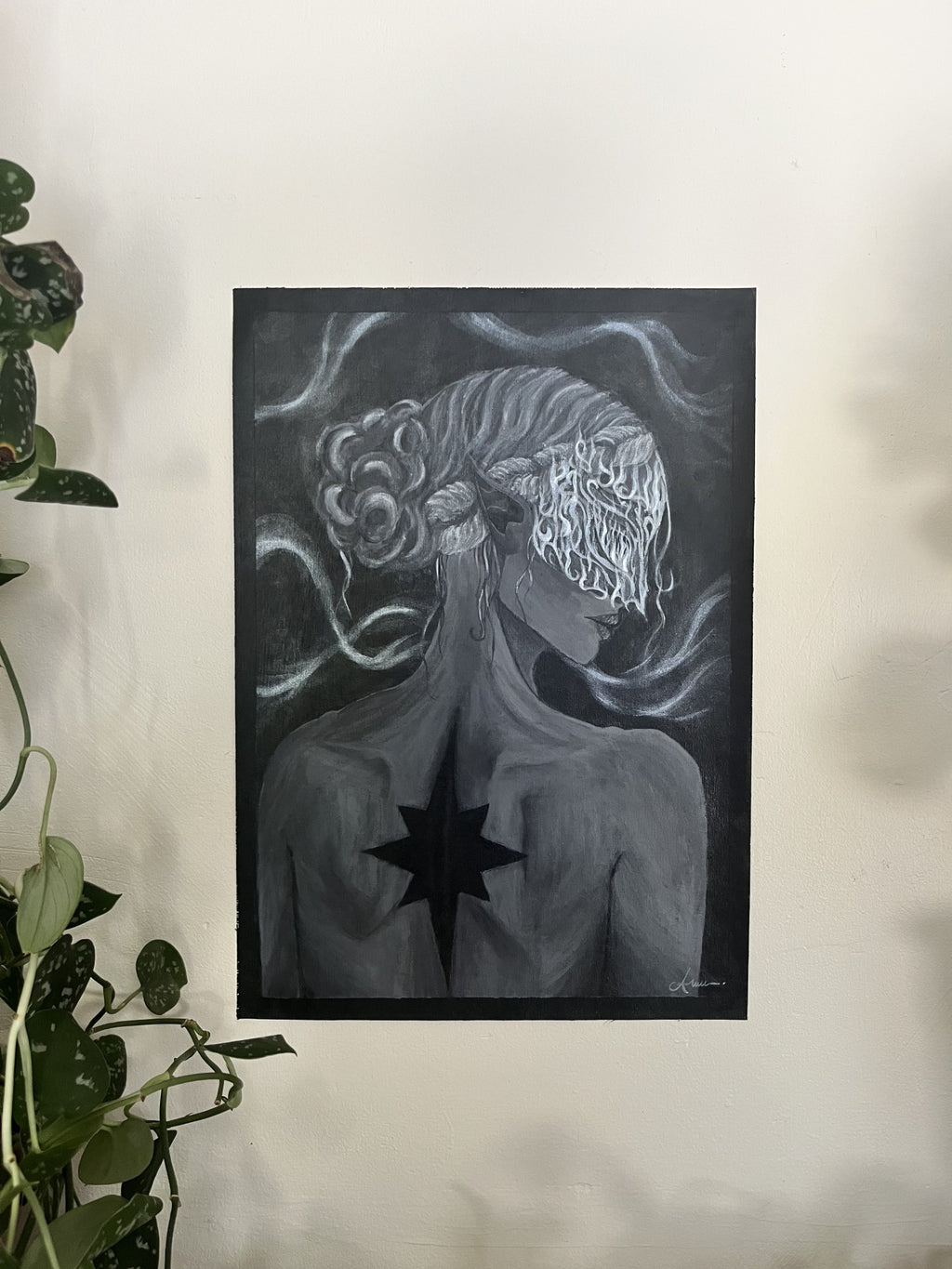 La reine d'argent - Peinture originale