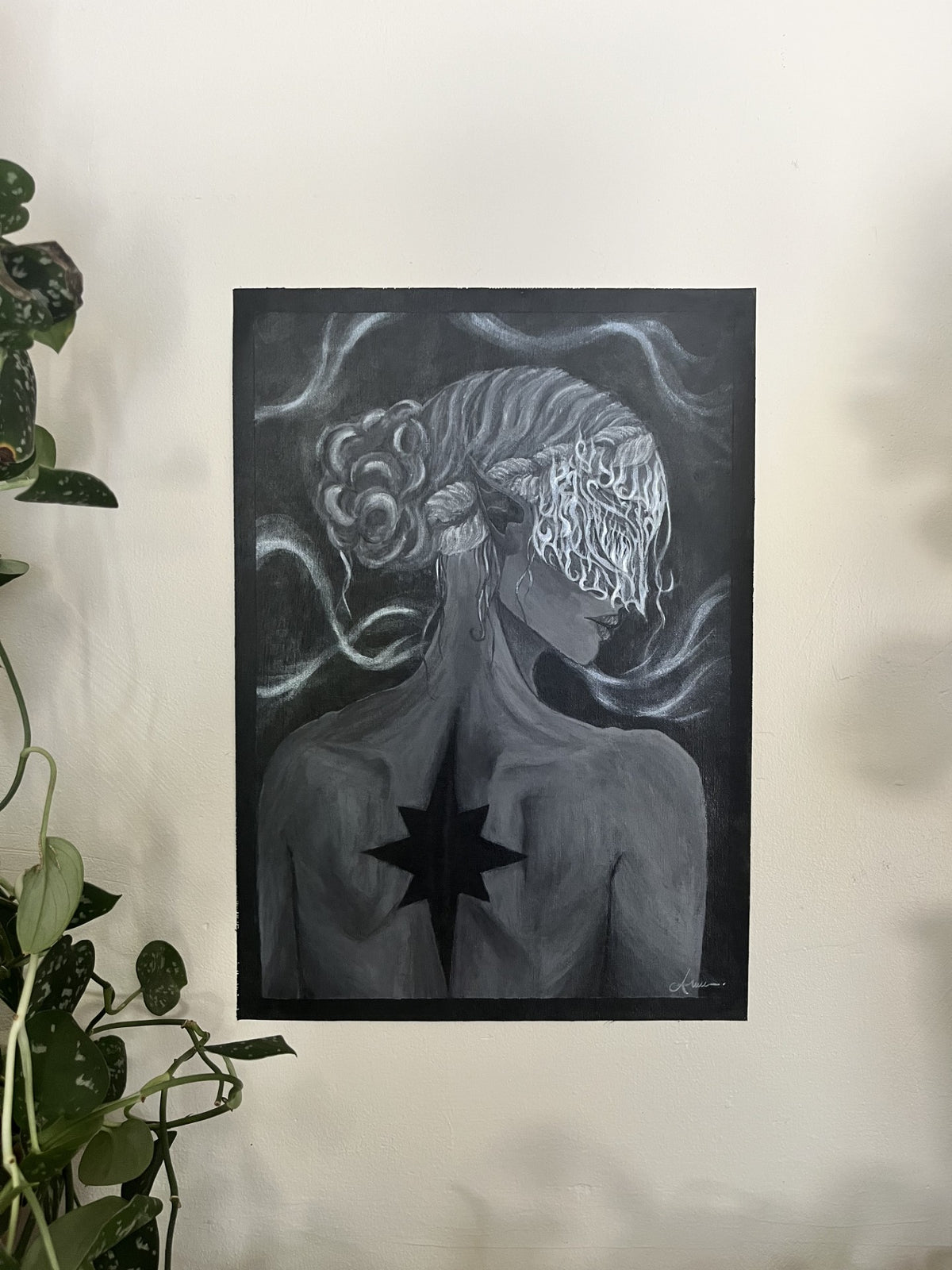 La reine d'argent - Peinture originale