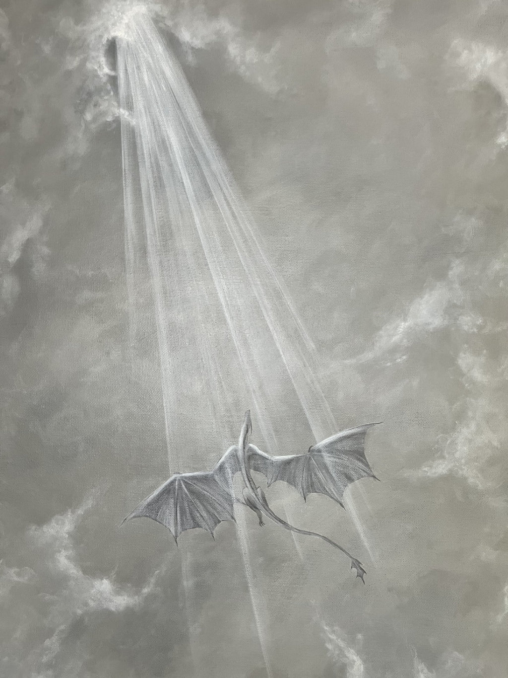 Vers la lumière - Peinture originale